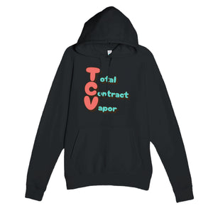 Total Contract Vapor — funny black unisex hoodie