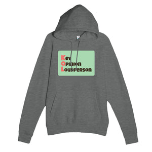 Key Opinion Loudperson — funny graphite heather unisex hoodie