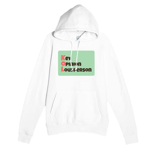 Key Opinion Loudperson — funny white unisex hoodie