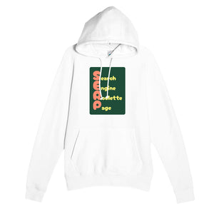 Search Engine Roulette Page — funny white unisex hoodie