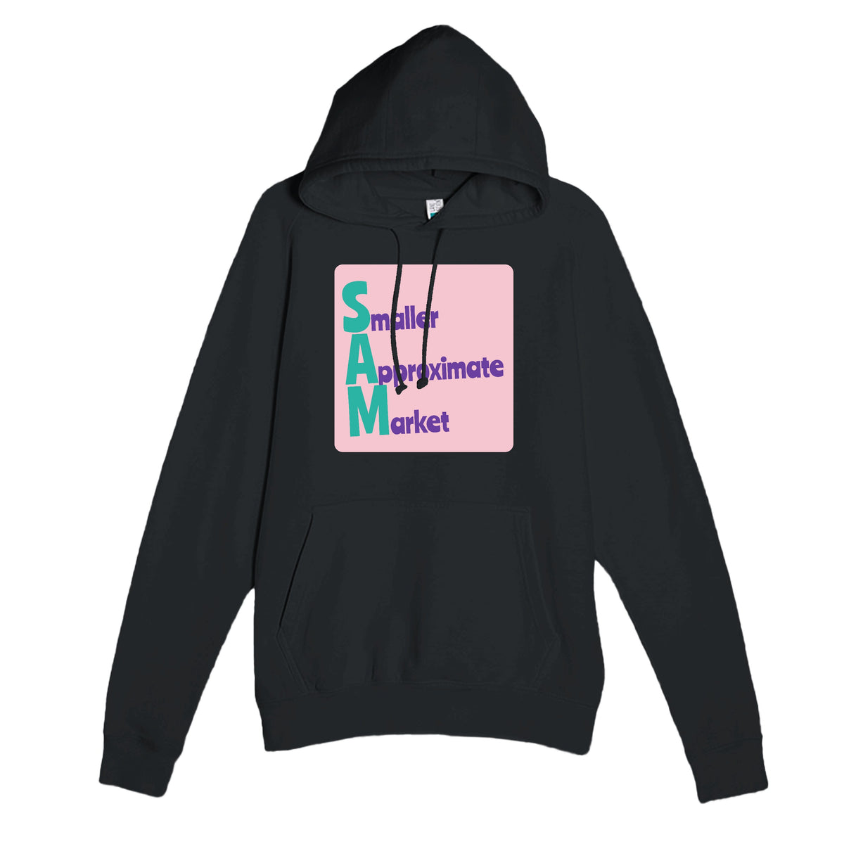 Smaller Approximate Market — funny black unisex hoodie