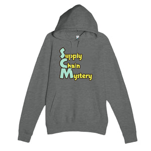 Supply Chain Mystery — funny graphite heather unisex hoodie