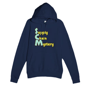 Supply Chain Mystery — funny navy unisex hoodie