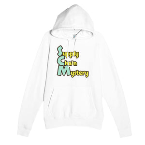 Supply Chain Mystery — funny white unisex hoodie
