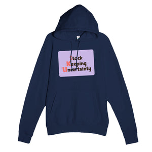 Stock Keeping Uncertainty — funny navy unisex hoodie