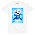 Snowflakes: The Connector heart for veteran connection and belonging awareness — white unisex t-shirt