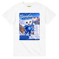 Snowflakes: The Hope Heart story poster for veteran connection and belonging awareness — white unisex t-shirt