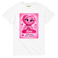 Rose: The Anchor heart for veteran calm and balance awareness — white unisex t-shirt