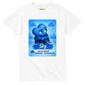 Sky: The Quiet Observer heart for veteran low motivation and withdrawal awareness — white unisex t-shirt
