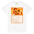 Amber: The Fire heart card for veteran anger and emotional intensity awareness — white unisex t-shirt