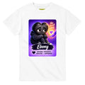 Ebony: The Heart Who Reached Out heart for veteran deep pain and isolation awareness — white unisex t-shirt