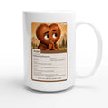 Jasper: The Listener heart card for veteran wordlessness and disconnection awareness — 15oz white coffee mug