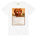 Jasper: The Listener heart card for veteran wordlessness and disconnection awareness — white unisex t-shirt