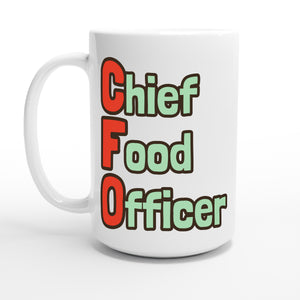Chief Food Officer — 15oz coffee mug, other side