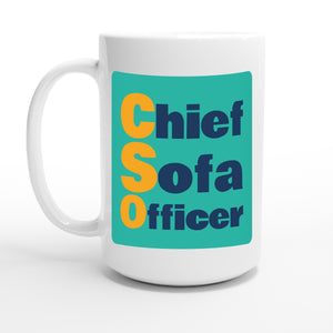 Chief Sofa Officer — 15oz coffee mug, other side