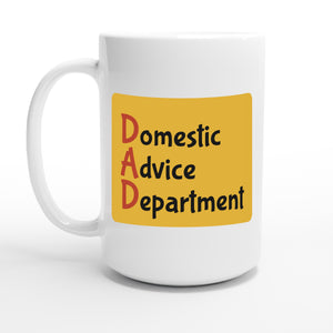 Domestic Advice Department — 15oz coffee mug, other side