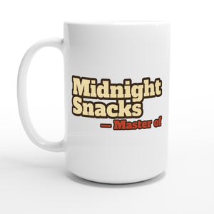 Master of Midnight Snacks — 15oz coffee mug, other side