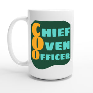 Chief Oven Officer — 15oz coffee mug, other side