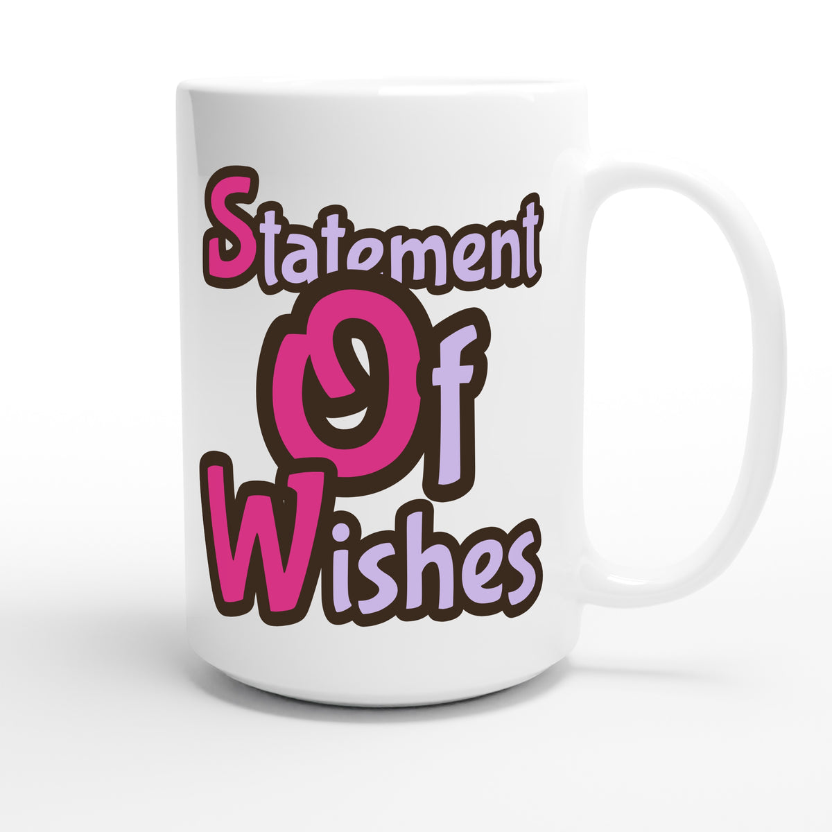 Statement Of Wishes — funny 15oz white coffee mug