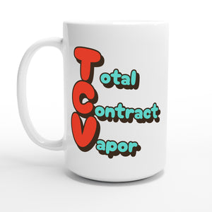 Total Contract Vapor — 15oz coffee mug, other side