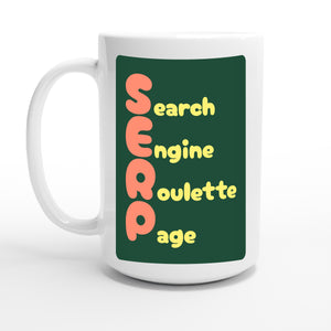 Search Engine Roulette Page — 15oz coffee mug, other side