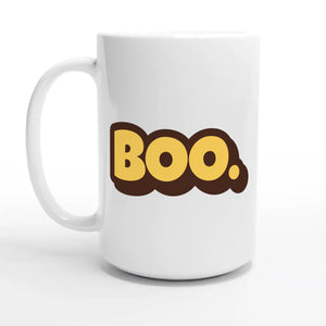 Boo. — 15oz coffee mug, other side