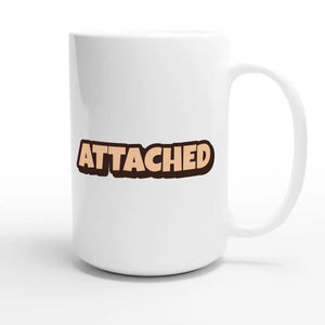 Attached — cute 15oz white coffee mug
