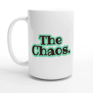 The Chaos — 15oz coffee mug, other side