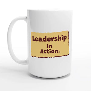 Leadership In Action — 15oz coffee mug, other side