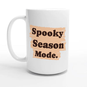 Spooky Season Mode — 15oz coffee mug, other side