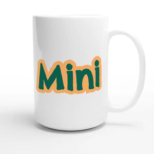 Mini — cute 15oz white coffee mug
