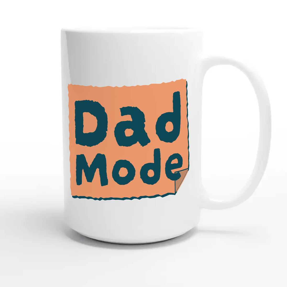 Dad Mode — cute 15oz white coffee mug