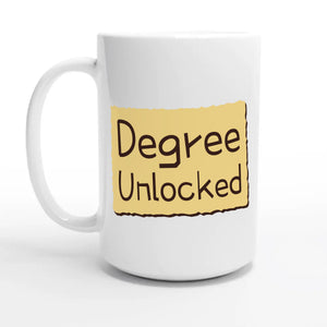 Degree Unlocked — 15oz coffee mug, other side