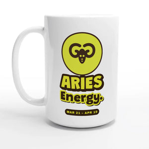 Aries Energy — 15oz coffee mug, other side
