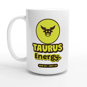 Taurus Energy — 15oz coffee mug, other side