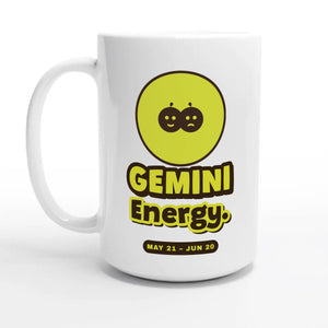 Gemini Energy — 15oz coffee mug, other side