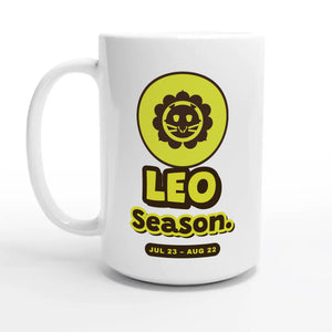 Leo Season — 15oz coffee mug, other side