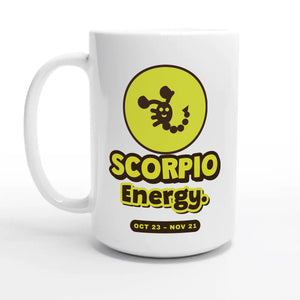 Scorpio Energy — 15oz coffee mug, other side