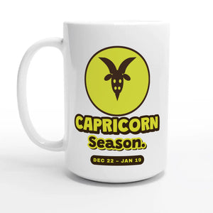Capricorn Season — 15oz coffee mug, other side