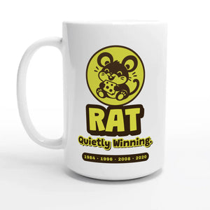 Rat • Quietly Winning — 15oz coffee mug, other side