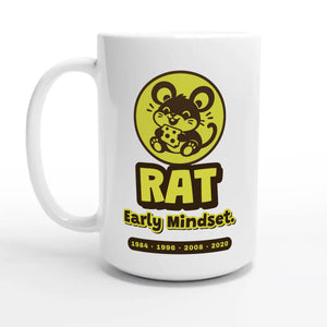 Rat • Early Mindset — 15oz coffee mug, other side