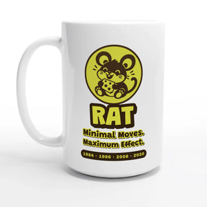Rat • Minimal Moves. Maximum Effect — 15oz coffee mug, other side