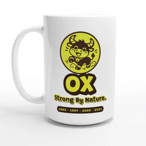 Ox • Strong By Nature — 15oz coffee mug, other side