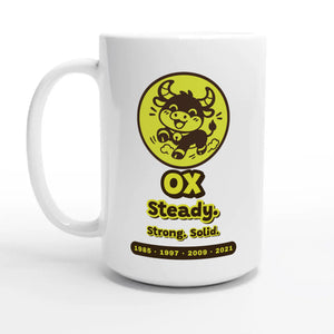 Ox • Steady. Strong. Solid — 15oz coffee mug, other side