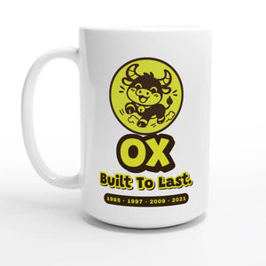 Ox • Built To Last — 15oz coffee mug, other side
