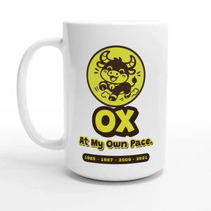 Ox • At My Own Pace — 15oz coffee mug, other side