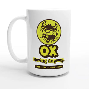 Ox • Moving Anyway — 15oz coffee mug, other side