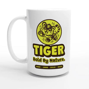 Tiger • Bold By Nature — 15oz coffee mug, other side