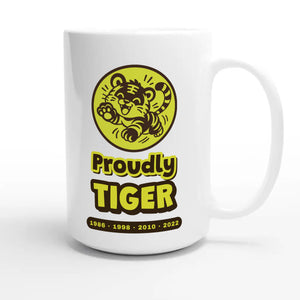 Proudly Tiger — cute 15oz white coffee mug