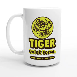 Tiger • Quiet Force — 15oz coffee mug, other side